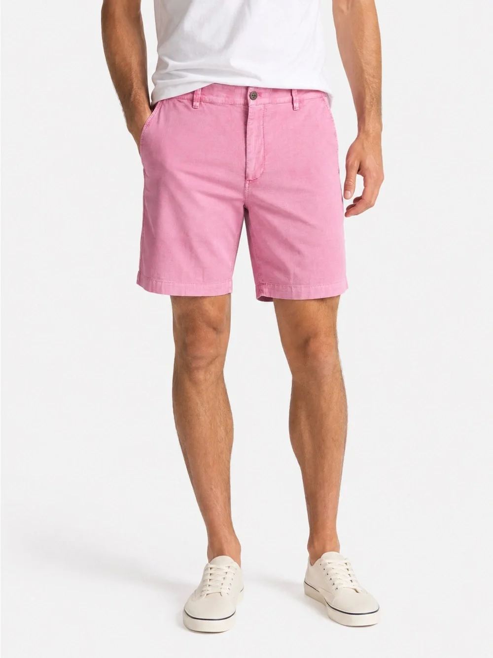 NWT Faherty Men’s Organic Cotton Blend Dusty Pink Chino Shorts Size 40 Casual
